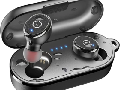 TOZO T10 Bluetooth 5.3 Wireless Earbuds with Wireless Charging Case IPX8 Waterproof